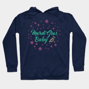 Mardi Gras Baby T-shirt and Apparel Hoodie